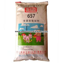 Κίνα Οι παχιές τσάντες Bopp ζωικών τροφών τοποθέτησαν τους υφαμένους σάκους πολυπροπυλενίου για την τροφή χοίρων σε στρώματα προμηθευτής