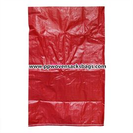 Κίνα Ανακυκλώσιμες κόκκινες τσάντες σάκων της Virgin υφαμένες PP για το λίπασμα, την τροφή και την άμμο συσκευασίας προμηθευτής